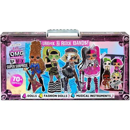 LOL SURPRISE DOLL OMG REMIX BHAD METAL CHICK FEROCIOUS FAME QUEEN GAMES  DOLLS