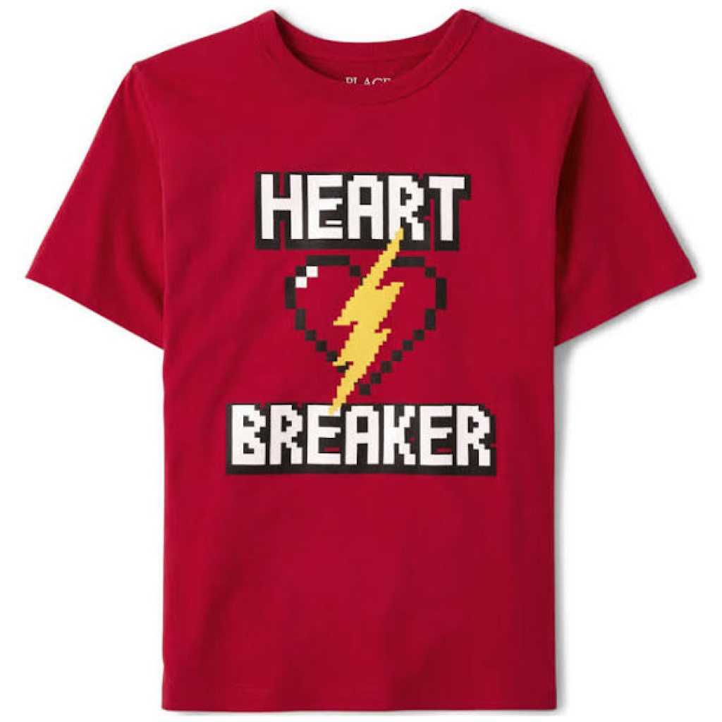 The Children’s Place— Boys Heart Breaker Graphic Tee – Classicred